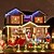 preiswerte Stecker Lichterketten-Lichterkette Außen 20M 200 LEDs 8 Modi Stecker-Dekorationen warmweiß Party Garten Dekorationslicht AC220V 230V 240V EU Stecker