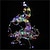 Χαμηλού Κόστους LED Φωτολωρίδες-καταρράκτη φωτάκια χορδής led νεράιδα φωτάκια 2m 200leds φώτα αμπέλια χάλκινο σύρμα Χριστουγεννιάτικη γαμήλια γιορτή διακόσμηση δέντρου