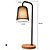 cheap Table&amp;Floor Lamp-Reading Light Bedside lamps Eye Protection Ambient Lamps Modern Contemporary / Nordic Style for Bedroom Study Room Office Metal AC100-240V Black