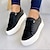 cheap Women&#039;s Sneakers-Women&#039;s Sneakers White Shoes Platform Sneakers Daily Solid Colored Platform Round Toe Sporty Casual Minimalism PU Leather PU Lace-up Black White Brown
