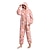 billiga Bärbar filt-bärbar fleecefilt dam fleece onesies pyjamas jumpsuit varm sherpa romper nattkläder i ett stycke dragkedja luva playsuit loungewear