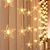 billiga LED-ljusslingor-stjärna fönster gardin ljusslingor 3x2m julbelysning vattentät usb fjärrkontroll kranslampor för sovrum bröllop julhelg inredning 3x1m 3x2m