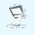 cheap Stands &amp; Cooling Pads-Laptop Stand for Desk Adjustable Laptop Stand Aluminum Portable Foldable Adjustable Laptop Holder Compatible with iPad Pro MacBook Air Pro Tablets 9 to 15.6 inch 17 inch