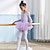 voordelige Kinderdanskleding-Kinderdanskleding Ballet Rokken Pure Kleur Gesplitst Tule Voor meisjes Prestatie Opleiding Lange mouw Hoog Katoenmix Tule