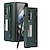 お買い得  サムスン用ケース-電話 ケース 用途 サムスンのギャラクシー Z Fold 3 フルボディーケース 磁石バックル カメラレンズプロテクター ペンスロットホルダー付き ソリッド PUレザー