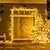 Χαμηλού Κόστους LED Φωτολωρίδες-χριστουγεννιάτικα φωτάκια χορδών εξωτερικού χώρου 20m 200leds 8 modes plug in χριστουγεννιάτικα διακοσμητικά ζεστά λευκά φωτάκια πάρτι αυλής κήπου Χριστουγεννιάτικη διακόσμηση φωτισμός ac220v 230v