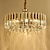 billige Krystal lysekroner-60cm pendel lanterne design pendel rustfrit stål galvaniseret moderne 220-240v