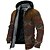 cheap Men&#039;s Hoodies &amp; Sweatshirts-Men&#039;s Tribal Print Sherpa Fleece Jacket