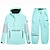 voordelige actieve bovenkleding voor dames-ARCTIC QUEEN Voor heren Dames Ski-jack &amp; broek Skipak Buiten Winter Thermisch Warm waterdicht Winddicht Ademend Capuchon Sportoutfits voor Skiën Snowboarden Wintersporten