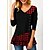 cheap Blouses-Women&#039;s Blouse Tunic Green Blue Red Plaid Patchwork Button Long Sleeve Casual V Neck Regular S