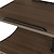 levne Nábytek do ložnice-výškově nastavitelný nadložní stolek dřevěný noční stolek s otočnými horními kolečky odkládacích zásuvek a otevřenou policí (bílý javor)