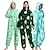 billiga Kigurumi-Karneval Figur Nattkläder Onesie kostym Panda Dinosaurie Onesie-pyjamas Kigurumi pyjamas För Vuxna Herr och Dam Karnival Tecknad serie