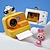 זול מצלמות פעולה-מצלמת הדפסה מיידית לילדים מצלמת הדפסה תרמית 1080p hd מצלמה דיגיטלית עם 3 גלילים הדפסת נייר וידאו תמונה לילדים צעצועים ילד בנות מתנת חג המולד