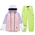 זול הלבשה עליונה פעילה לנשים-חליפת סקי חדשה לגברים ולנשים מכנסי סקי חיצוניים בלוח יחיד בלוח כפול אטומים לרוח ונתזים כדי להתחמם
