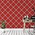 ieftine Tapet geometric și dungi-tapet de Crăciun, carouri roșii, autocolant de acoperire a peretelui, folie, decojire și lipire, autocolant autoadeziv detașabil pvc/vinil pentru decorarea camerei acasă 17,7&#039;&#039;x118&#039;&#039;in(45cmx300cm) /
