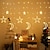 levne LED pásky-hvězda měsíc závěs světlo led okenní světla 3,5m 120led s dálkovým ovládáním ramadán eid řetězová světla vánoční dekorace venkovní dovolená svatba nový rok zahradní výzdoba