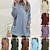cheap Special Offers-Women&#039;s Sweatshirt Pullover Sherpa Fleece Teddy Pocket Marron Black Blue Solid Color Street Casual Round Neck Long Sleeve Fleece S M L XL 2XL 3XL