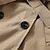 זול מעילים-מעיל טרנץ&#039; לילדים בנות שרוול ארוך חאקי שחור צבע אחיד מלמלה אביב סתיו בית ספר לאופנה 7-13 שנים