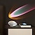 abordables Lámpara de proyección Sunset-Luces de proyector de arcoíris para puesta de sol, lámpara de noche de mesa de diseño italiano para el hogar, lámparas con forma de huevo de ojo de cristal led del cielo, iluminación para proyector de