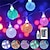 cheap LED String Lights-10M RGB Globe String Lights,USB Powered 16 Color Change with 24-Key Remote Control, Acrylic Bubble Spheres for Christmas Creative Holiday &amp; Party Decor