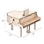 Χαμηλού Κόστους παζλ-τρισδιάστατα παζλ για ενήλικες παιδικό κουτί μουσικής diy - μουσικό κουτί με μανιβέλα πιάνου χαραγμένο ξύλινο κτήριο diy κιτ για ενήλικες γραφείο δώρο για αγόρια/κορίτσια (πιάνο)