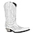 cheap Cowboy &amp; Western Boots-Men&#039;s Boots Retro Cowboy Boots Mid-Calf Boots Vintage Western Boots Cavender&#039;s/Tecovas Boots Daily PU Mid-Calf Boots White Black Silver Color Block Fall Winter