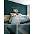 cheap Solid Color Wallpaper-Green Wallpaper Solid Color Peel and Stick Wallpaper Removable Non-woven Adhesive Required 53x950cm/20.87x374inch for Living Room/Bedroom