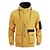 cheap Softshell, Fleece &amp; Hiking Jackets-Men&#039;s Hoodie Jacket Hiking Jacket Hiking Windbreaker Outdoor Windproof Breathable Quick Dry Lightweight Outerwear Trench Coat Top Hunting Fishing Climbing Yellow Grey Black