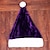 abordables Disfraces de Navidad-Papá Noel Elfo Grinch Sombreros Gorro navideño Hombre Mujer Cosplay Navidad Nochebuena Franela Sombrero