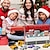 voordelige Kerstdecoraties-kerst adventskalender 2023, kerst aftelkalender mystery box 24 stuks legering brandweerwagen autotechniek voertuig voor kinderen