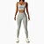 cheap Yoga Sets-Women&#039;s Yoga Suit 2 Piece Clothing Suit Solid Color rice white Black Yoga Fitness Gym Workout Tummy Control Butt Lift Breathable Sport Activewear Stretchy