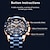 billige Quartz horloges-LIGE Kvarts klokker Rustfritt stål til Herre Analog Kvarts Moderne Stil Vanntett Selvlysende Rustfritt stål Rustfritt stål / Ett år