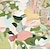 お買い得  花/植物画-手作りの油絵 キャンバス 壁アート 装飾 抽象的 緑の葉の絵 オリジナルの風景画 家の装飾用 ストレッチフレーム付き/インナーフレームなしの絵画