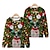 cheap Christmas Costumes-animals Masquerade Ugly Christmas Sweater / Sweatshirt Men&#039;s Women&#039;s Unisex Couple&#039;s Christmas Christmas Christmas Eve Adults&#039; Party Christmas Polyester Top
