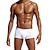 cheap Men&#039;s Boxers Underwear-Men&#039;s 1pack Underwear Basic Panties Boxers Underwear Briefs Modal Antibacterial Leak Proof Letter Mid Waist Black White