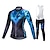 cheap Women&#039;s Clothing Sets-Women&#039;s Long Sleeve Cycling Jersey with Bib Tights White Black Bike Tights  Clothing Suit, Breathable 3D Pad Quick Dry  Patchwork High Elasticity  Plus Size