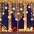 billiga Stickkontakter-jul snöflinga ljusslingor utomhus solenergi 8 lägen 5m 216led 3,5m 96led fjärrkontroll solenergi 24v plug-in ljusslinga led krans gardin fairy string ljus för trädgård takfot fest dekoration