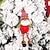 baratos Iluminação Noturna &amp; Decoração-enfeites de natal velho sem rosto com luzes penduradas brilhante boneca rudolph anão goblin boneca decoração de celebração de natal navided para decoração de árvore de natal