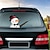 cheap Car Stickers-Santa Claus Snowman &amp; Elk Christmas Festive Decoration Car Stickers Funny Cartoon Waving Arm Rear Windshield Window Wiper Decals