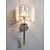 voordelige Kristallen Wandlampen-lightinthebox led-wandlamp kristal mini-stijl moderne Scandinavische stijl zwart goud wandlampen wandkandelaars woonkamer slaapkamer staal 220-240v 110-120v