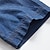 abordables chemises en jean pour hommes-Homme Chemise Chemise en chambray Chemise d'été Chemise en jean Chemise Boutonnée Chemise en Jean bleu marine Bleu Bleu clair Manche Courte Uni Couleur Unie Col Rabattu Extérieur Vacances Boutonné