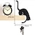 זול ווים ומקבעים-חיה שממית קוף חתול מפתח קיר תליון מפתח מקורה
