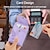 abordables Coques Samsung-téléphone Coque Pour Samsung Galaxy Z Flip 5 Z Flip 4 Z Flip 3 Sac à main Etui folio Clapet avec bandoulière amovible Avec porte-cartes Couleur Pleine Fleur faux cuir