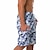 baratos shorts de natação masculinos-Homens Bermuda de Surf Shorts de Natação Calção Justo de Natação Shorts de verão Bermudas Com Cordão com forro de malha Cintura elástica Impressão 3D oceano Respirável Secagem Rápida Comprimento do