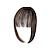 abordables Flequillos-Extensiones de cabello con flequillo con clip, flequillo natural con clip en la parte delantera, flequillo tenue y limpio, accesorio para el cabello de una pieza para mujer