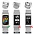 tanie Paski do zegarków Fitbit-Inteligentny pasek do zegarka Kompatybilny z Fitbit Charge 5 Stal nierdzewna Inteligentny zegarek Pasek Elastyczny Zapięcie magnetyczne Metalowa bransoletka Zastąpienie Mankiet