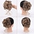 cheap Chignons-Messy Bun Curly Wavy Synthetic Hair Scrunchies Extension Hairpieces for Women Bun Wig Claw in Bun Messy Chignons Hair Extensions(12H24#Light Golden Brown Mix Golden Brown)