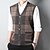 cheap Men&#039;s Cardigan Sweater-Men&#039;s Sweater Vest Ribbed Knit Pocket Knitted Color Block V Neck Modern Contemporary British Daily Wear Going out Clothing Apparel Sleeveless Spring &amp;  Fall Green Burgundy M L XL