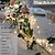 رخيصةأون أضواء شريط LED-أضواء سلسلة الشلال أدى أضواء الجنية 2 متر 200 المصابيح فاينز الأسلاك النحاسية عيد الميلاد حفل زفاف عطلة شجرة الديكور