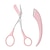 Недорогие Удаление волос-Набор из 2 инструментов для придания формы бровям, ножницы для стрижки бровей с мини-гребнем, вспомогательные ножницы для расчески для бровей, набор триммеров для бровей, инструмент для стрижки бровей